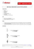 DRY DIAL PRESSURE GAUGE WITH ABS BOX - 2