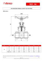 STAINLESS STEEL GATE VALVE PN16-5