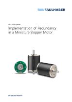 Implementation of Redundancy in a Miniature Stepper Motor - 1