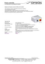 power controller for medium wave, nonventilated IR-modules - 1