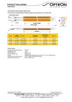 Twin tube IR-Emitters with onesided cable route - 1