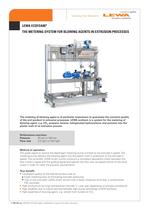 LEWA ecofoam - The metering system for blowing agents in extrusion processes - 1