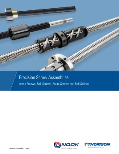 Ball Screws and Ball Splines (Made in the US, inch and metric)