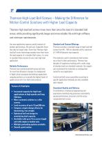 High-Load Ball Screws Providing Maximum Load Capacity and Longer Life-2