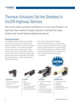 Linear Actuators for On/Off-Highway Vehicles - 2