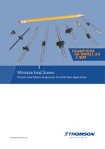 Miniature Lead Screws