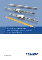 Miniature Metric Ball Screws-1