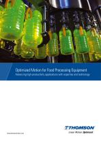 Optimised Motion for Food Processing Equipment