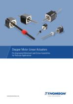 Stepper Motor Linear Actuators / Motorized Lead Screws-1