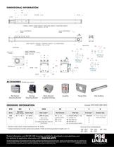 MTB Series Linear Actuators - MTB 042, MTB 055, MTB 080-2