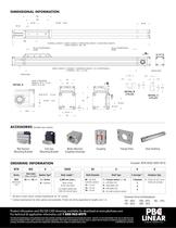 MTB Series Linear Actuators - MTB 042, MTB 055, MTB 080-4