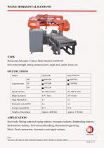 WEIYE HORIZONTAL MITER BANDSAW GZS4240 - 2