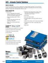 ACS ACTUATOR CONTROL SOLUTIONS LLIINNEEAARR SSOOLLUUTTIIOONNSS MAADDEE EEAASSYY SERVO DRIVE AND MOTORS STEPPER DRIVE AND MOTORS - 2