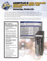 Axiom Plus v. 2.5 with Analog Input Brochure - 1