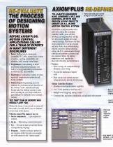 AxiomPlus All-in-One Motion Control System Brochure - 2