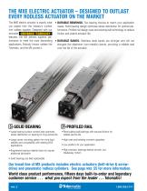 MXE Electric Rodless Actuator Catalog-2