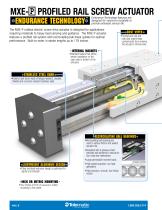 MXE Electric Rodless Actuator Catalog-6