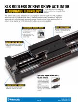 SLS/MLS Rodless, Screw Drive, Actuator Catalog-2