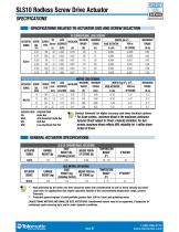 SLS/MLS Rodless, Screw Drive, Actuator Catalog-6