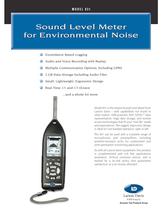 Sound Level Meters Model 831 - Larson Davis - PDF Catalogs | Technical ...