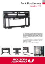 Fork Positioner with Fork Adapters, sideshifting - Model FFP - 1