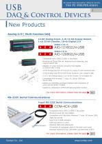 CONTEC USB DAQ and Control Products Selection Guide - 2