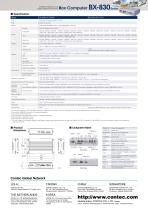 Embedded Box Computer the BX-830 series - 2