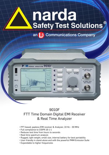 PMM 9010F EMI/EMC Receiver, new "Fast" versionTop of page