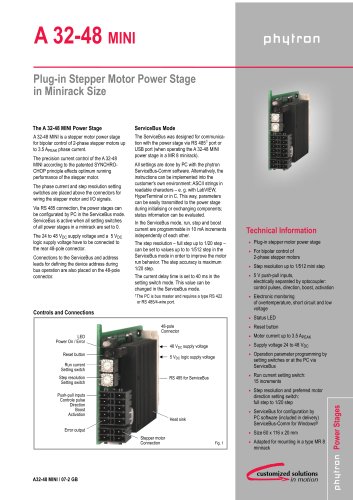 Stepper Motor Power Stage A 32-48 MINI