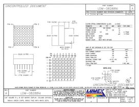 LDM-08288MI LED Displays Thru-Hole Dot Matrix 8 x 8 .80" - 1