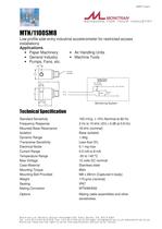 side-entry accelerometer  MTN/1100SM8 - 1