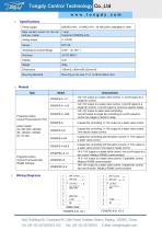 F2000PS-A series of Proportional-action FCU thermostat | Tongdy®-2