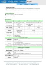 TG9XX8 series Duct mount CO2 transmitter for ventilation | Tongdy®-2