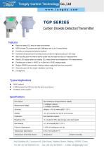 TGP series CO2 transmitter with adown probe | Tongdy®-1