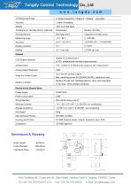 TKG-CO electrochemical CO transmitter/controller for car parking | Tongdy®-2