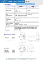 TKG-TH high accuracy temperature humidity controller for greenhouse | Tongdy®-2