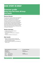 Case Story Nuclear Power Plant Temelín, I&C Energo- When quality and exactness is an absolute must-4