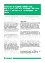 Case Story Reliance Industries Limited- Improving effi ciency with a top-of-the-line calibration workshop solution-2