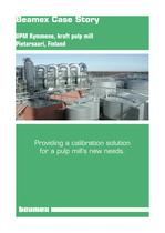 Case Story UPM Kymmene- A calibration Solution for a Kraft Pulp Mill