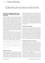 White Paper- Calibrating Temperature Instruments - 2