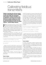 White Paper- Calibration of Fieldbus Transmitters - 2