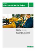 White paper - Calibration in hazardous areas - 1