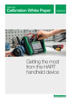 White Paper - Getting the most from the HART handheld device - 1