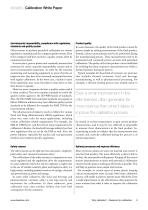White Paper - Why calibrate? – Reasons for calibration - 3