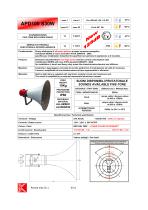 SOUNDER/HORNS EXPLOSION PROOF Exd IIB+H2 117/125 dB - 1 mt-1