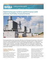 Optimizing gas turbine performance with precise humidity measurements - 1