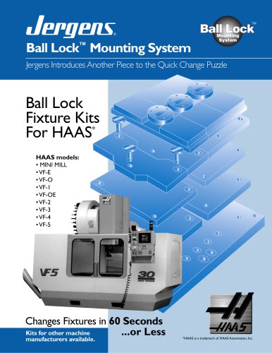 Jergens 49701 Primary Ball Lock Fixture Liner – 1.3772 OD, For 3/4" Plate Thickness