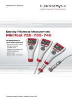 Coating thickness measurement MiniTest Series 700-1