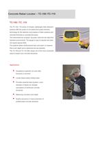 Concrete rebar locator TC 100 series-2