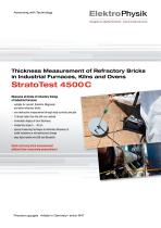 StratoTest 4500 C - thickness measurement of kiln linings-1
